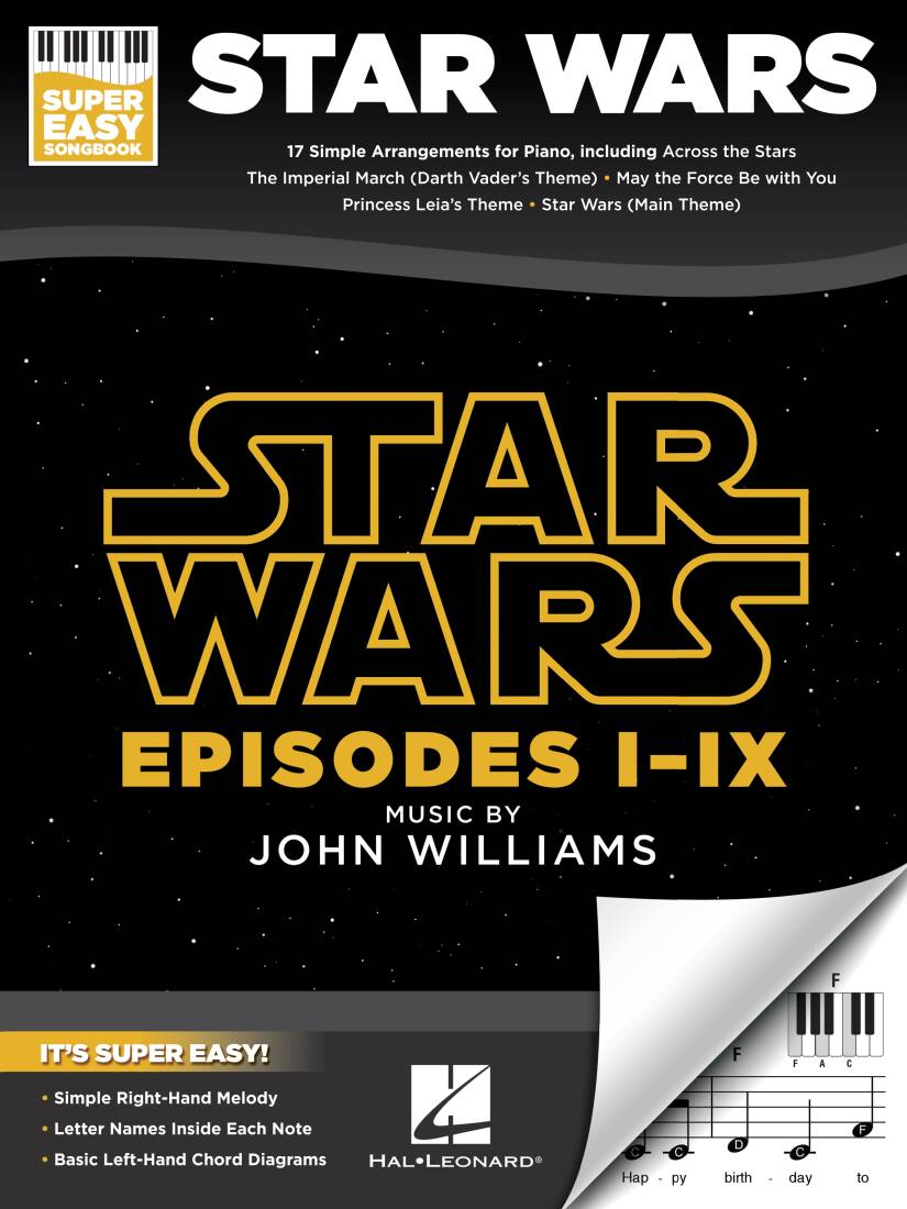 Star Wars: Super Easy Songbook - Piano - Book