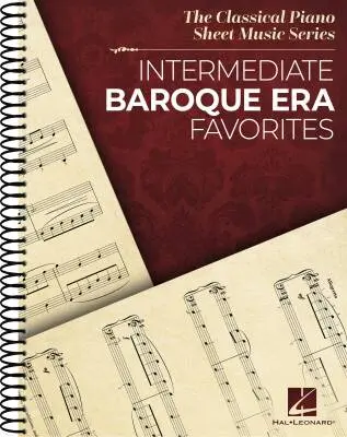 Intermediate Baroque Era Favorites - Piano - Book/Coil Bound