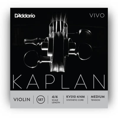 Kaplan - Vivo Violin String Set, 4/4 Scale, Medium Tension