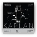 Kaplan - Vivo Violin E String, 4\/4 Scale, Medium Tension