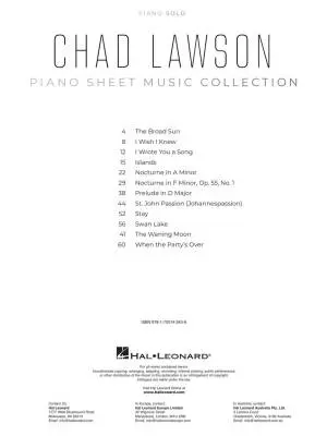 Chad Lawson Piano Sheet Music Collection - Book