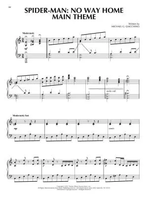 Spider-Man: No Way Home - Giacchino - Piano - Book