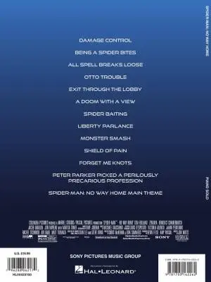 Spider-Man: No Way Home - Giacchino - Piano - Book