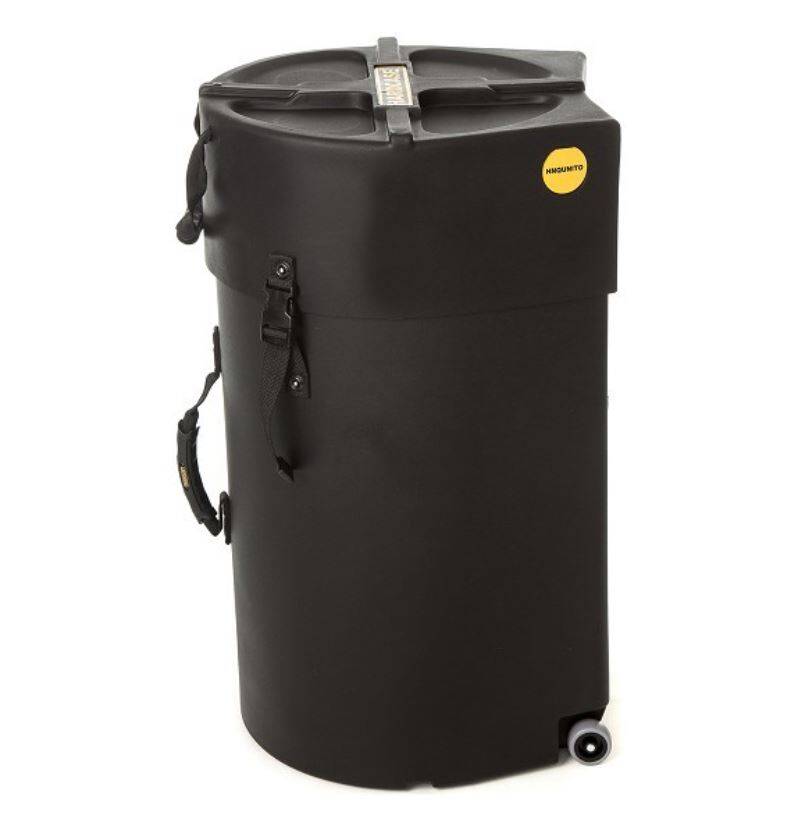 Foam Padded Quinto Case with Wheels - Black