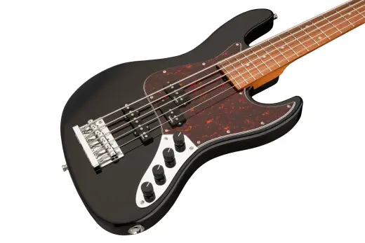 MetroExpress 21-Fret Hybrid P/J 5-String Bass with Morado Fingerboard - Black