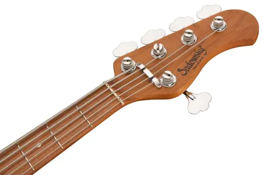 MetroExpress 21-Fret Hybrid P/J 5-String Bass with Morado Fingerboard - Black