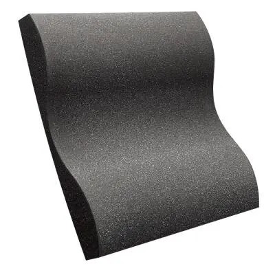 Studiofoam 2\'\' x 24\'\' x 24\'\' Wave Panels (16 Pack) - Charcoal
