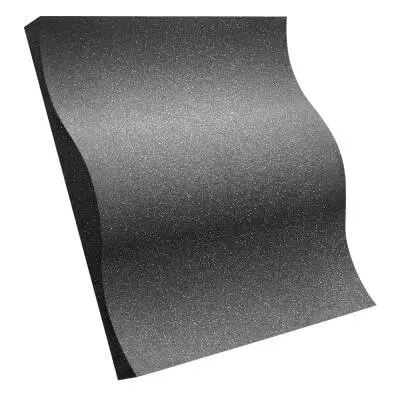 Studiofoam 2\'\' x 24\'\' x 24\'\' Wave Panels (16 Pack) - Charcoal
