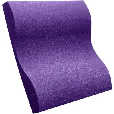 Studiofoam 2\'\' x 24\'\' x 24\'\' Wave Panels (16 Pack) - Purple