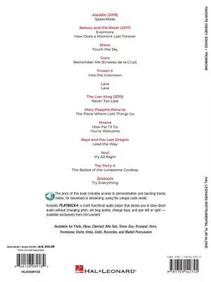 Favorite Disney Songs - Trombone - Book/Audio Online