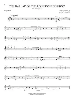 Favorite Disney Songs - Recorder - Book/Audio Online