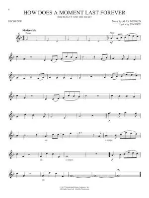 Favorite Disney Songs - Recorder - Book/Audio Online