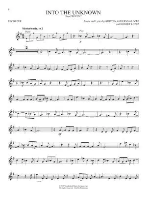 Favorite Disney Songs - Recorder - Book/Audio Online