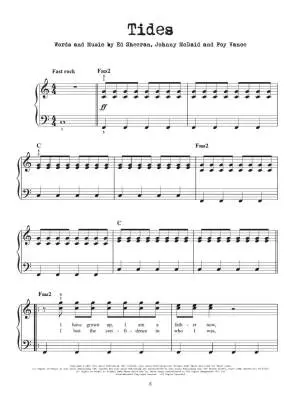Equals - Sheeran - Easy Piano - Book