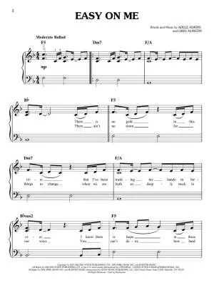 Easy on Me - Adele - Piano - Sheet