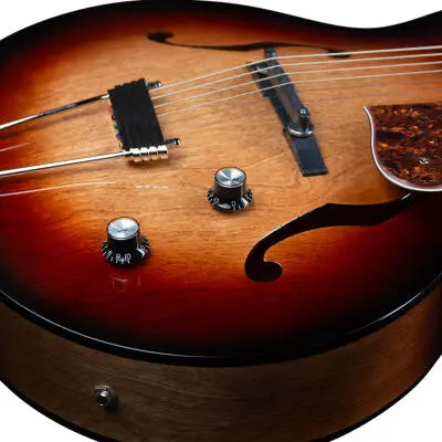 5th Avenue Kingpin P90 DLX Electric Guitar with Gigbag - Vintage Burst