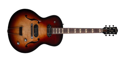 Godin Guitars - 5th Avenue Kingpin II DLX Electric Guitar with Gigbag - Vintage Burst