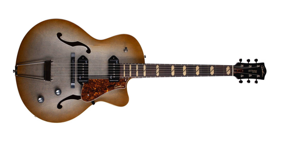 5th Avenue Kingpin II DLX Electric Guitar with Gigbag - Copper Burst