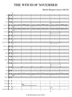 Witch of November - Jensen - Concert Band - Gr. 2
