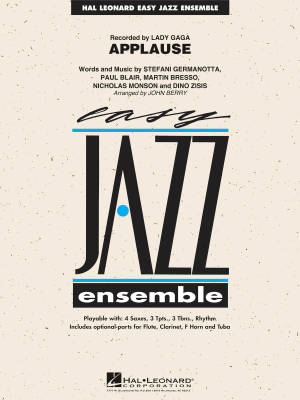 Hal Leonard - Applause - Gaga/Berry - Jazz Ensemble - Gr. 2