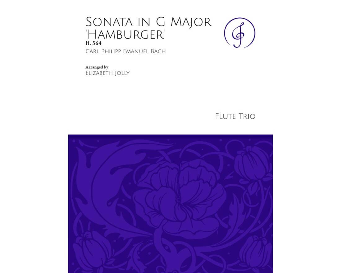 Sonata in G Major \'Hamburger\', H. 564 - Bach/Jolly - Flute Trio