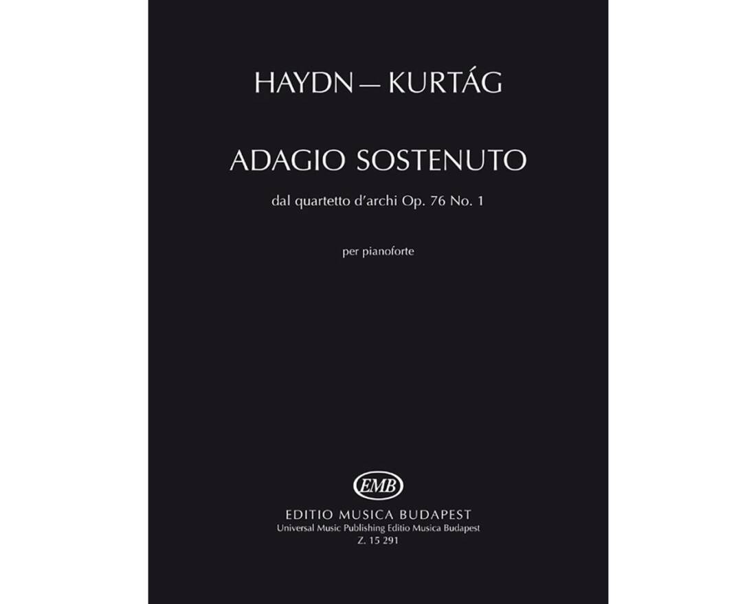 Adagio Sostenuto, Op. 76 No. 1 - Haydn/Kurtag - Piano - Sheet