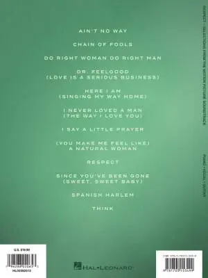 Respect - Franklin/Hudson - Piano/Vocal/Guitar - Book