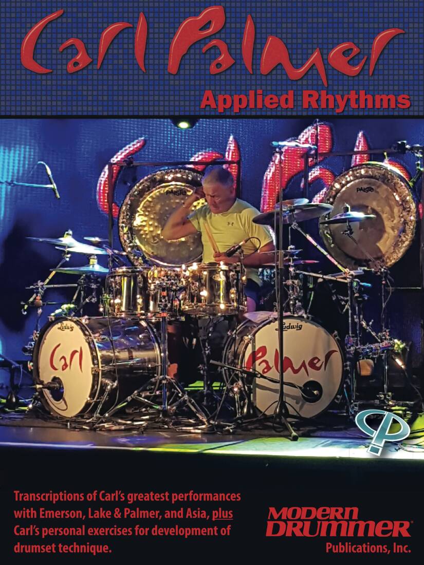 Modern Drummer: Carl Palmer Applied Rhythms - Drumset - Book