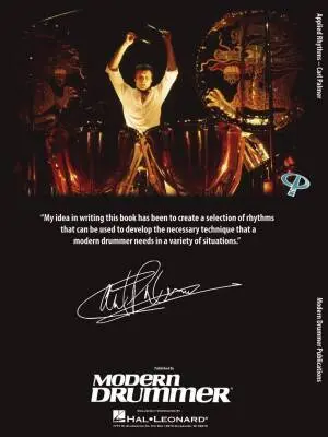 Modern Drummer: Carl Palmer Applied Rhythms - Drumset - Book