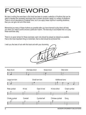Modern Drummer: Carl Palmer Applied Rhythms - Drumset - Book
