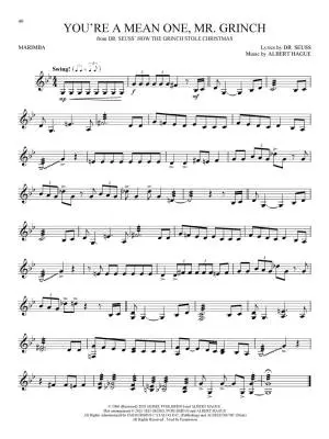 25 Christmas Songs for Marimba - Rapp - Book