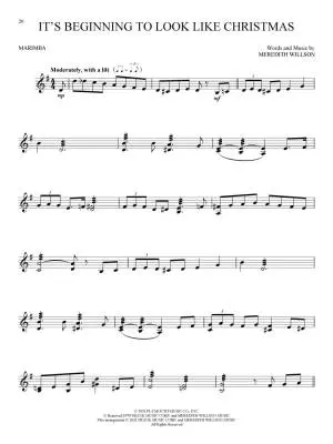 25 Christmas Songs for Marimba - Rapp - Book