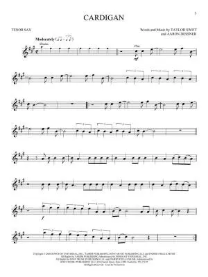 Folklore and Evermore Selections - Swift - Tenor Saxophone - Book/Audio Online