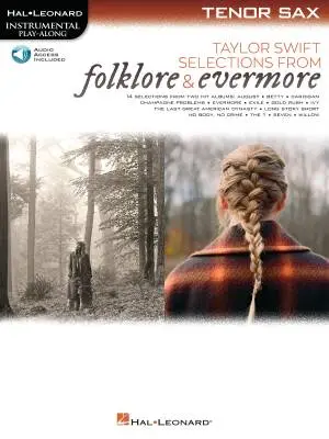 Hal Leonard - Folklore and Evermore Selections - Swift - Tenor Saxophone - Book/Audio Online