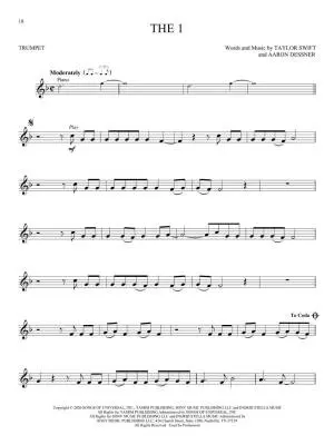 Folklore and Evermore Selections - Swift - Trumpet - Book/Audio Online