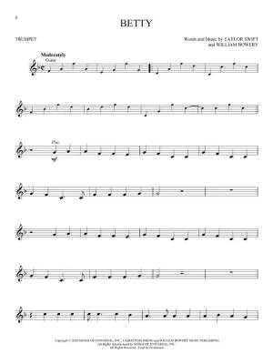 Folklore and Evermore Selections - Swift - Trumpet - Book/Audio Online