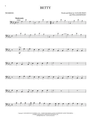 Folklore and Evermore Selections - Swift - Trombone - Book/Audio Online
