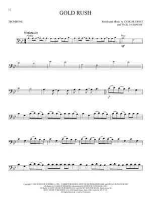 Folklore and Evermore Selections - Swift - Trombone - Book/Audio Online