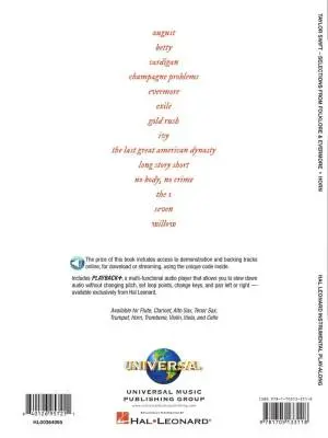 Folklore and Evermore Selections - Swift - French Horn - Book/Audio Online
