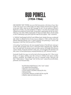 The Bud Powell Omnibook