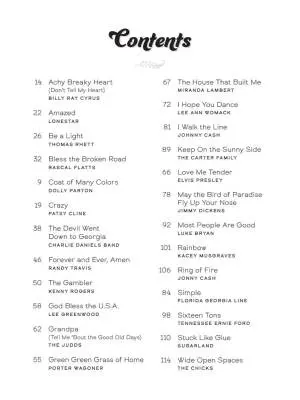 Country Songs for Kids - Easy Piano - Book
