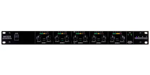 ART Pro Audio - Stereo Dual-Source 5-Zone Distribution Mixer