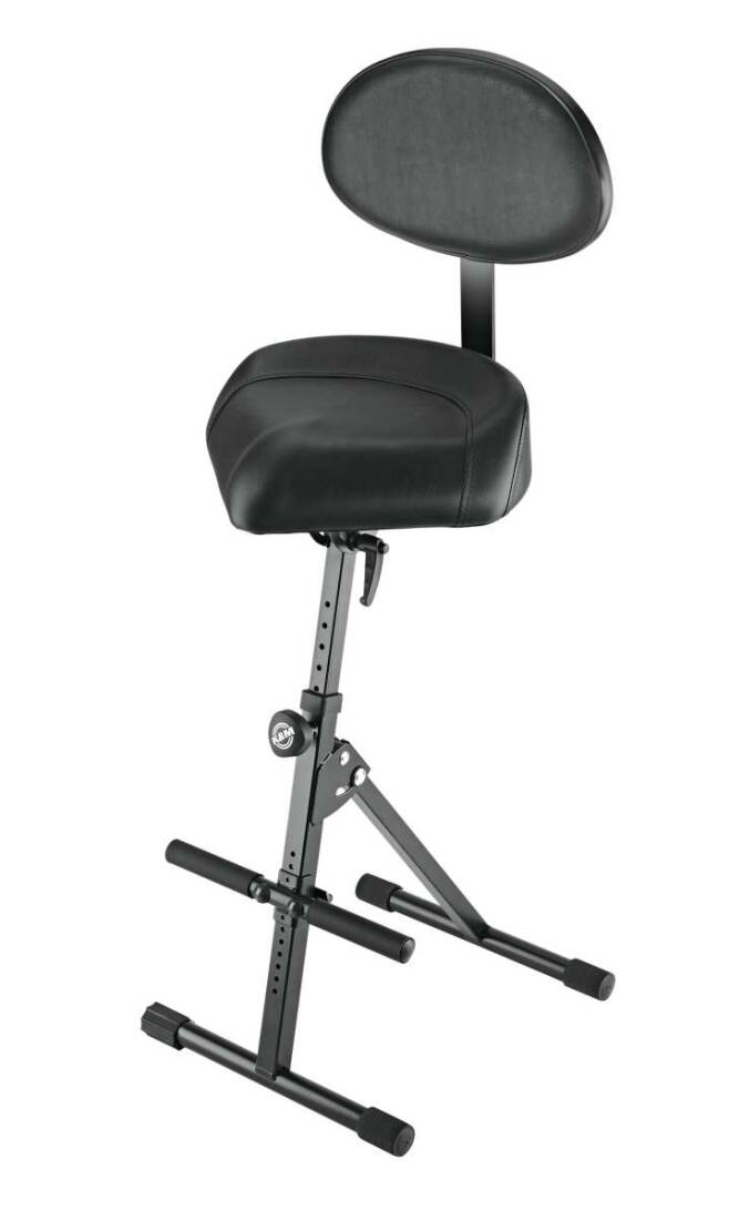 Adjustable Stool with Backrest
