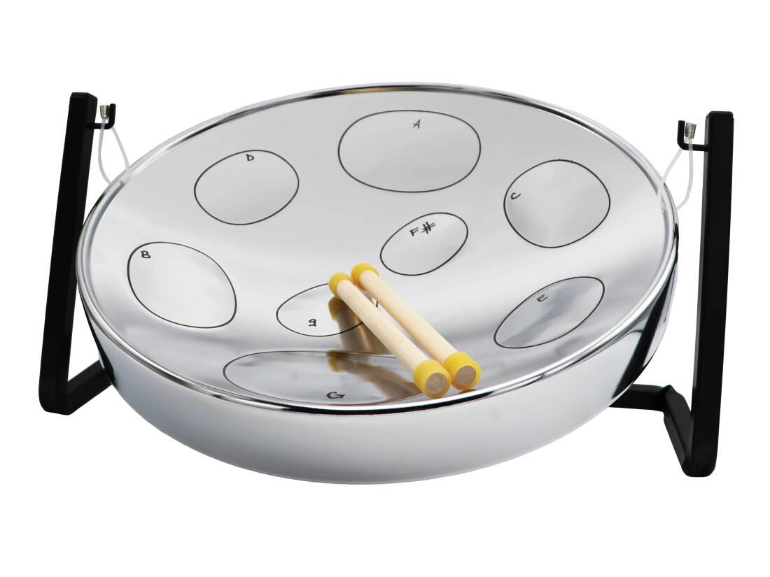 Jumbie Jam Ready-to-Play Kit with Stand - Chrome Pan