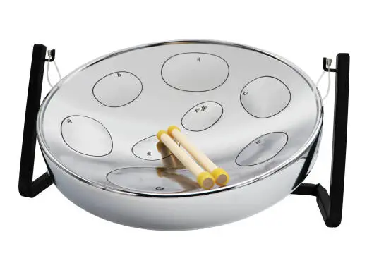 Panyard - Jumbie Jam Ready-to-Play Kit with Stand - Chrome Pan
