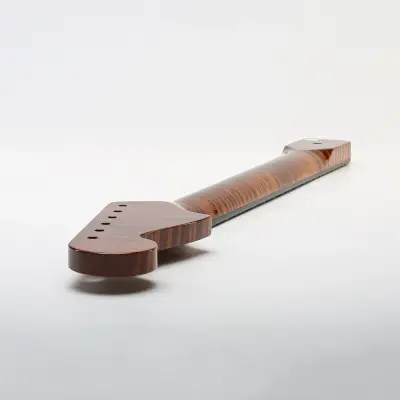 AAA+ Roasted Flame Maple \'\'VIN-MOD\'\' Deluxe Replacement Neck for Jazzmaster