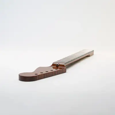 AAA+ Roasted Flame Maple \'\'VIN-MOD\'\' Deluxe Replacement Neck for Jazzmaster