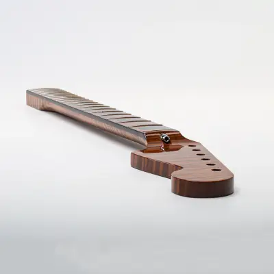 AAA+ Roasted Flame Maple \'\'VIN-MOD\'\' Deluxe Replacement Neck for Jazzmaster