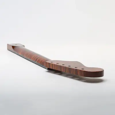 AAA+ Roasted Flame Maple \'\'VIN-MOD\'\' Deluxe Replacement Neck for Jazzmaster
