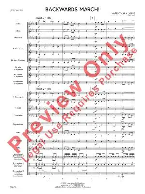 Backwards March! - LaBrie - Concert Band - Gr. 1